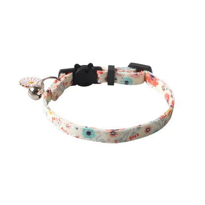 Fruit Blossom Bow Tie Cat Collar