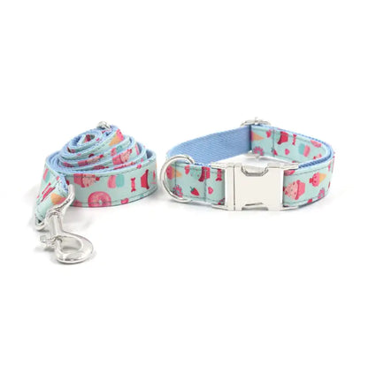 Large Dog Collar and Leash Set for Walking