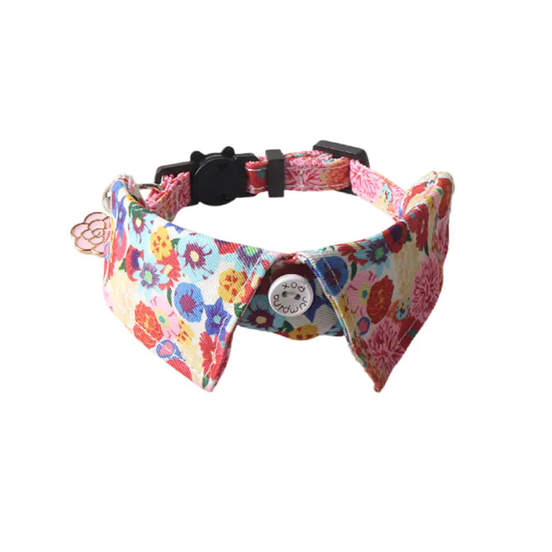 Fruit Blossom Bow Tie Cat Collar