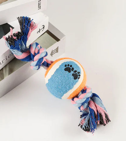 Cotton Rope Dumbbell Dog Toy for Playtime Fun