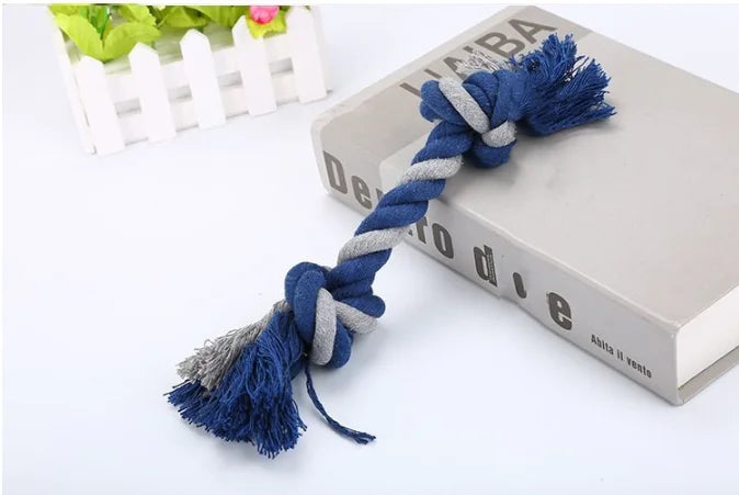 Large Cotton Knot Rope Dog Toy for Training (28cm)