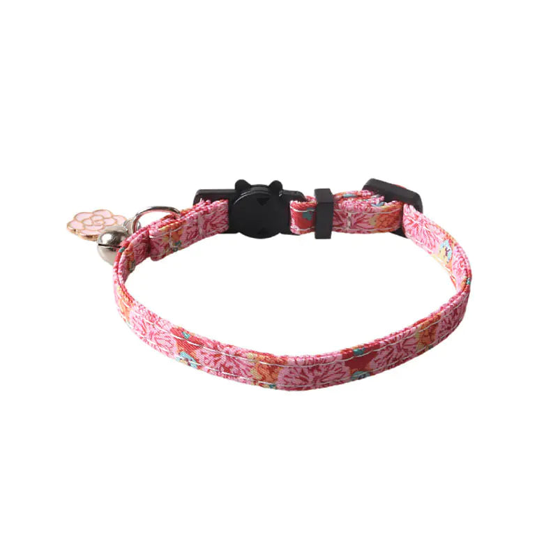 Fruit Blossom Bow Tie Cat Collar