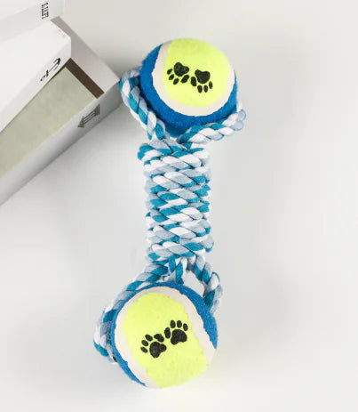 Cotton Rope Dumbbell Dog Toy for Playtime Fun